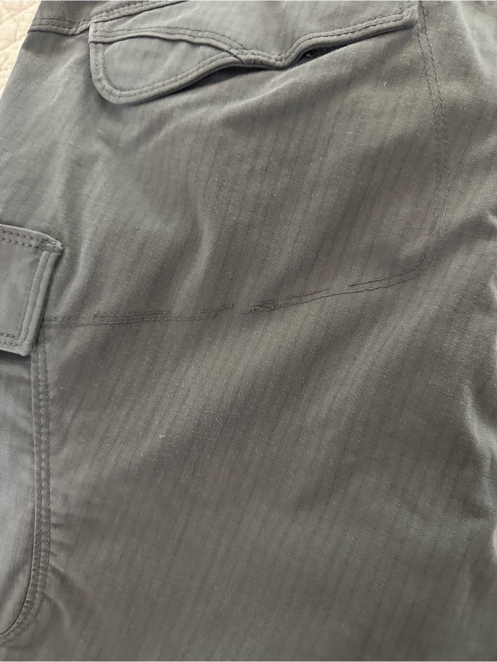 5.11 Tactical Gray/Green Cargo Pants Ripstop Utility, Hiking Workwear Women's 16 - Picture 8 of 14